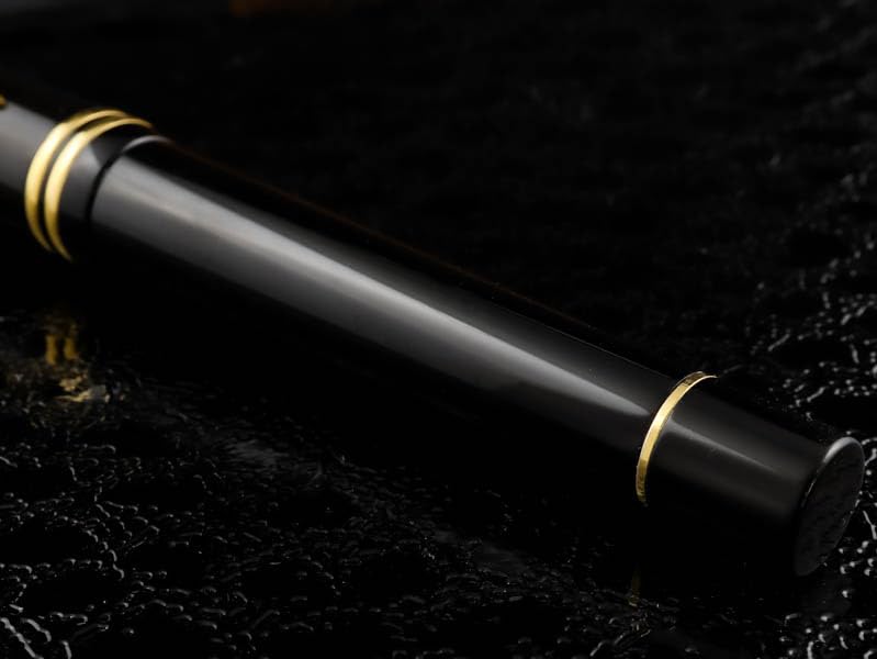 Amazon | WANCHER 七宝万年筆・ベークライト・黒（Moonlight）(EF 極細